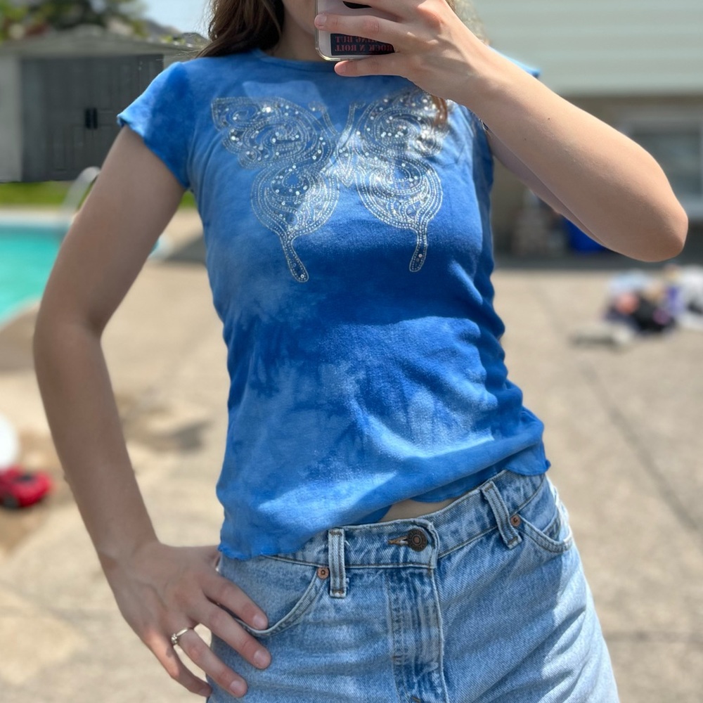 Incredible y2k butterfly top